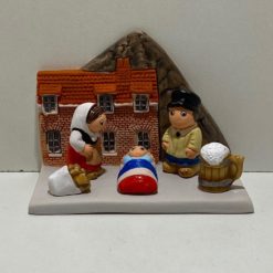 MINI CRECHE DU MONDE CERAMIQUE CH'TI 8X7CM