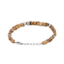 BRACELET ACIER CUBES PAESINE VERITABLE 19+3CM 120034