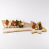 CRECHE PERUVIENNE  TERRE CUITE ETOILE 19X3,5CM