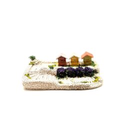 DECOR RUCHE SANS ARBRE 18X13CM FR