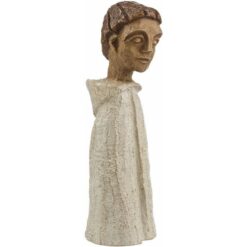 BERGER AU CAPUCHON BLANC 14CM BETHLEEM