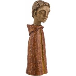 BERGER AU CAPUCHON OCRE JAUNE 14CM BETHLEEM