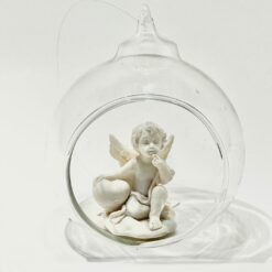 BOULE EN VERRE ANGE 12209