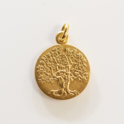 MEDAILLE ARBRE DE VIE 16MM OR 9 CARATS