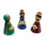 ROIS MAGES CRECHE BOIS DORE 735RDC