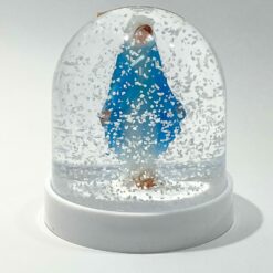 BOULE A NEIGE VIERGE MIRACULEUSE LUMINEUSE