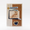 CARTE BIENVENUE A BEBE CHAUSSON BLEU