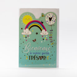 CARTE BIENVENUE A VOTRE PETIT TRESOR VERT