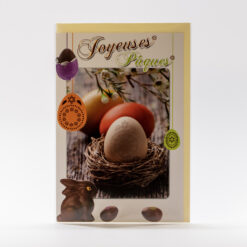 CARTE JOYEUSES PAQUES OEUF - 611IN02