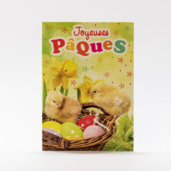 CARTE JOYEUSES PAQUES POUSSINS - CS-4501-A