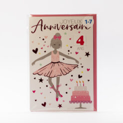 CARTE JOYEUX ANNIVERSAIRE DANSEUSE