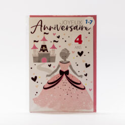CARTE JOYEUX ANNIVERSAIRE PRINCESSE