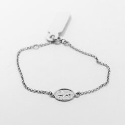 BRACELET ARGENT MEDAILLE MIRACULEUSE PT