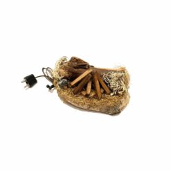 FEU BOIS 10X5X3,5CM LED 4,5V