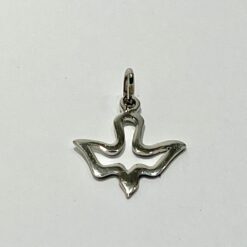 PENDENTIF COLOMBE EVIDEE EN ARGENT  18MM PT
