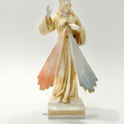 STATUE ALBATRE CHRIST MISERICORDIEUX 20CM L