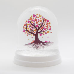 AVM102 -  DOME ARBRE DE VIE SOCLE EPAULE MULTI COLOR H.96 *