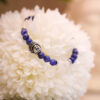 Bracelet STILIVITA en acier  Collection équilibre  APAISEMENT & CALME INTELLECTUELLE - sodalite - pierre de lune - séparateurs acier -  bouddha en acier - 17+4cm