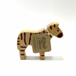 ZEBRE BOIS 7X9CM POUR ARCHE DE NOE 1323RDC