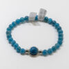 BRACELET ELASTIQUE PIERRE 6mm BILLES APATITE - IG383