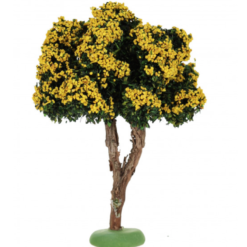 ARBRE FLEURI JAUNE 9CM CARBONEL