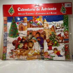 CALENDRIER DE L’AVENT CRECHE ENFANTINE 41X30CM