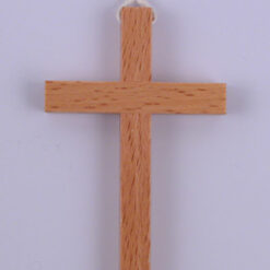 CROIX BOIS POIRIER AUBE NUE + CORDON 9CM PT