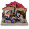 MINI CRECHE DU MONDE CERAMIQUE PROVENCE 8X7CM