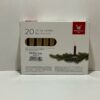 BOITE 20 BOUGIES DOREES D1,28CM H9,6CM 580802.026