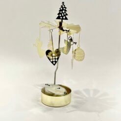 BOUGEOIR CHAUFFE PLAT CARROUSEL NOEL