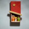 CRECHE BOITE MAGNET ROUGE EL457TR