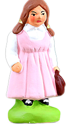ECOLIERE AU CARTABLE DIDIER 6CM