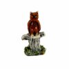 HIBOU SUR SOUCHE DIDIER 4CM