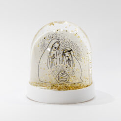 BOULE A NEIGE A PAILLETTES STE FAMILLE *