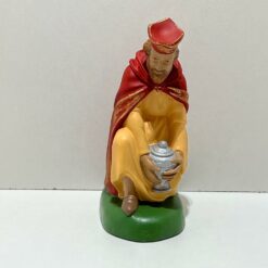 ROI A GENOUX NOUVEAU MODELE 12CM CRECHE PIERACCINI