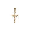 PENDENTIF CROIX PLAQUÉ OR CHRIST
