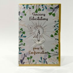 CARTE DOUBLE SINCERES FELICITATIONS POUR TA CONFIRMATION