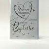 CARTE DOUBLE SINCERES FELICITATIONS POUR TON BAPTEME COEUR ETOILE
