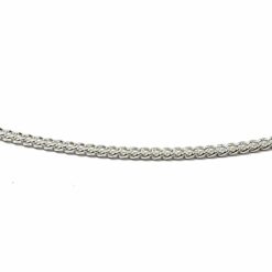 CHAINE ARGENT MAILLE GOURMETTE 45CM