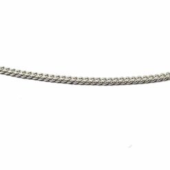 CHAINE ARGENT MAILLE GOURMETTE 50CM LARGEUR 2MM