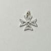 CROIX DE MALTE EN ARGENT 15MM