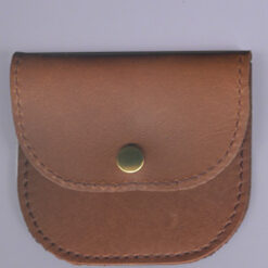 ETUI A CHAPELET MARRON CLAIR 9X8CM
