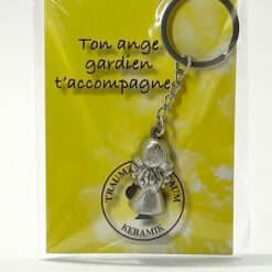 PORTE CLES ANGE INOX 30MM SLH-01ENG01FR