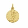 Médaille Saint Michel - Plaqué-or 18 mm