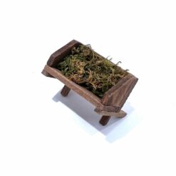 BERCEAU BOIS ET MOUSSE POUR ENFANT JESUS 6X4CM 270X10