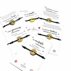 BRACELET PAROLE DE VIE LAITON ELASTIQUE 12410