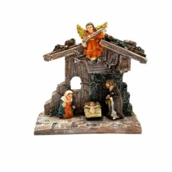 CRECHE RESINE MONOBLOC 10X3,5X10CM
