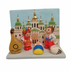 MINI CRECHE DU MONDE CÉRAMIQUE 8X7CM UKRAINE