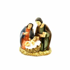 NATIVITE EN RESINE 7,5X5X8CM