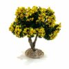 ARBRE FLEURI DOUBLE BRANCHE JAUNE 9CM